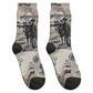 Bose Ikard Black Cowboy Crew Socks Vintage Newspaper Collage Old West African American History Art
