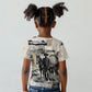 Bose Ikard Black Cowboy Kid T shirt Vintage Newspaper Collage Old West African American History Art