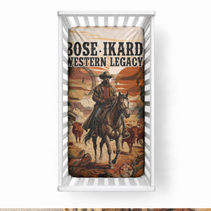 Bose Ikard Black Cowboy Texas Trail Driver Baby Bed Cover Vintage Western Desert Collage African American History Art