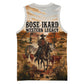 Bose Ikard Black Cowboy Texas Trail Driver Basketball Jersey Vintage Western Desert Collage African American History Art