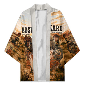 Bose Ikard Black Cowboy Texas Trail Driver Kimono Vintage Western Desert Collage African American History Art
