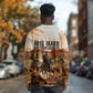 Bose Ikard Black Cowboy Texas Trail Driver Long Sleeve Shirt Vintage Western Desert Collage African American History Art