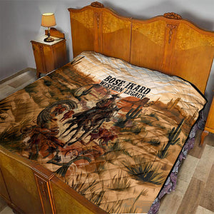 Bose Ikard Black Cowboy Texas Trail Driver Quilt Vintage Western Desert Collage African American History Art