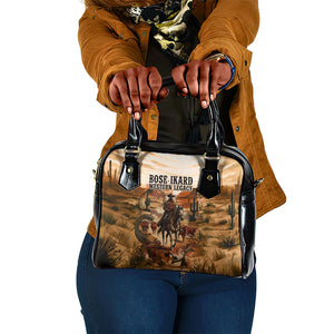 Bose Ikard Black Cowboy Texas Trail Driver Shoulder Handbag Vintage Western Desert Collage African American History Art