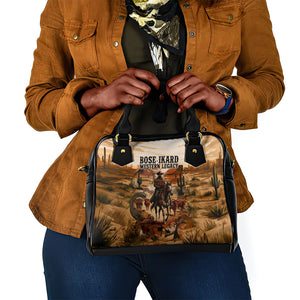 Bose Ikard Black Cowboy Texas Trail Driver Shoulder Handbag Vintage Western Desert Collage African American History Art
