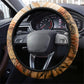 Bose Ikard Black Cowboy Texas Trail Driver Steering Wheel Cover Vintage Western Desert Collage African American History Art