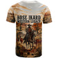 Bose Ikard Black Cowboy Texas Trail Driver T shirt Vintage Western Desert Collage African American History Art