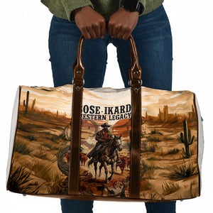 Bose Ikard Black Cowboy Texas Trail Driver Travel Bag Vintage Western Desert Collage African American History Art