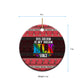 Martin Luther King Jr Christmas Ceramic Ornament Civil Rights Quote Rainbow Gradient