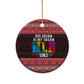 Martin Luther King Jr Christmas Ceramic Ornament Civil Rights Quote Rainbow Gradient