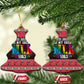 Martin Luther King Jr Christmas Ceramic Ornament Civil Rights Quote Rainbow Gradient