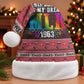 Martin Luther King Jr Christmas Santa Hat Civil Rights Quote Rainbow Gradient