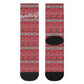 Martin Luther King Jr Christmas Crew Socks Civil Rights Quote Rainbow Gradient