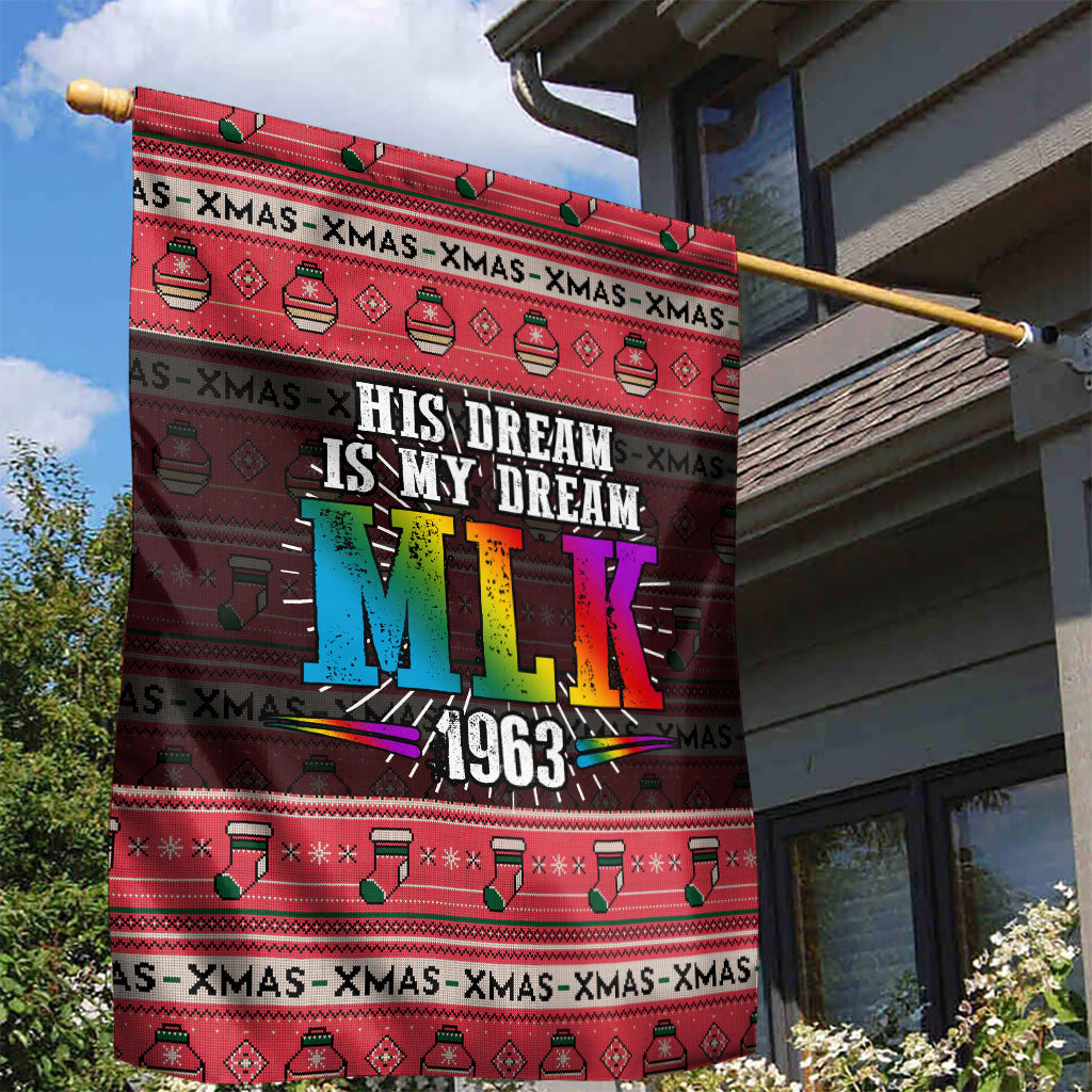 Martin Luther King Jr Christmas Garden Flag Civil Rights Quote Rainbow Gradient