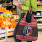 Martin Luther King Jr Christmas Grocery Bag Civil Rights Quote Rainbow Gradient