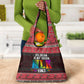 Martin Luther King Jr Christmas Grocery Bag Civil Rights Quote Rainbow Gradient