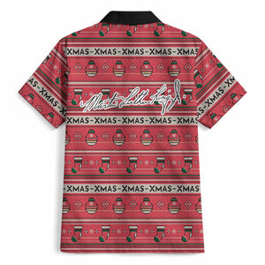 Martin Luther King Jr Christmas Hawaiian Shirt Civil Rights Quote Rainbow Gradient