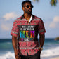 Martin Luther King Jr Christmas Hawaiian Shirt Civil Rights Quote Rainbow Gradient