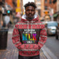 Martin Luther King Jr Christmas Hoodie Civil Rights Quote Rainbow Gradient