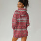 Martin Luther King Jr Christmas Hoodie Dress Civil Rights Quote Rainbow Gradient