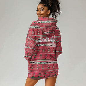 Martin Luther King Jr Christmas Hoodie Dress Civil Rights Quote Rainbow Gradient