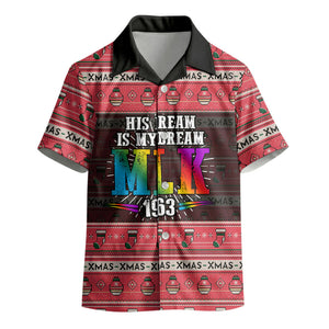 Martin Luther King Jr Christmas Kid Hawaiian Shirt Civil Rights Quote Rainbow Gradient