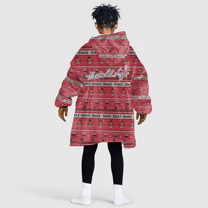 Martin Luther King Jr Christmas Kid Wearable Blanket Hoodie Civil Rights Quote Rainbow Gradient