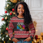 Martin Luther King Jr Christmas Ugly Christmas Sweater Civil Rights Quote Rainbow Gradient