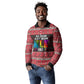 Martin Luther King Jr Christmas Long Sleeve Polo Shirt Civil Rights Quote Rainbow Gradient