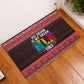 Martin Luther King Jr Christmas Rubber Doormat Civil Rights Quote Rainbow Gradient