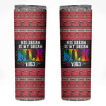 Martin Luther King Jr Christmas Skinny Tumbler Civil Rights Quote Rainbow Gradient