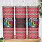 Martin Luther King Jr Christmas Skinny Tumbler Civil Rights Quote Rainbow Gradient