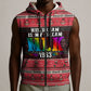Martin Luther King Jr Christmas Sleeveless Zip Hoodie Civil Rights Quote Rainbow Gradient