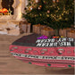 Martin Luther King Jr Christmas Tree Skirt Civil Rights Quote Rainbow Gradient