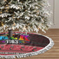 Martin Luther King Jr Christmas Tree Skirt Civil Rights Quote Rainbow Gradient