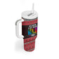 Martin Luther King Jr Christmas Tumbler With Handle Civil Rights Quote Rainbow Gradient