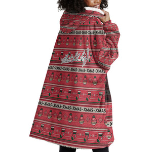 Martin Luther King Jr Christmas Wearable Blanket Hoodie Civil Rights Quote Rainbow Gradient