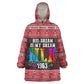 Martin Luther King Jr Christmas Wearable Blanket Hoodie Civil Rights Quote Rainbow Gradient