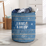 Martin Luther King Jr Christmas Laundry Basket I Have A Dream Quote Ugly Sweater Knitted Pattern