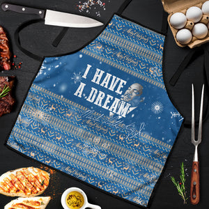 Martin Luther King Jr Christmas Apron I Have A Dream Quote Ugly Sweater Knitted Pattern