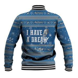 Martin Luther King Jr Christmas Baseball Jacket I Have A Dream Quote Ugly Sweater Knitted Pattern