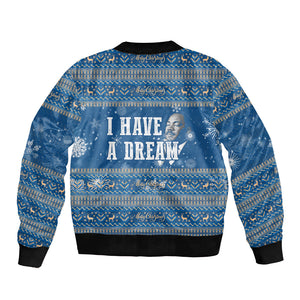 Martin Luther King Jr Christmas Bomber Jacket I Have A Dream Quote Ugly Sweater Knitted Pattern