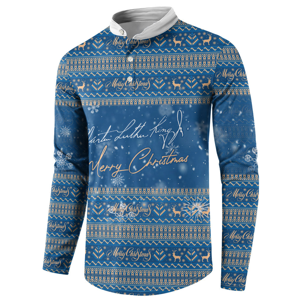 Martin Luther King Jr Christmas Button Sweatshirt I Have A Dream Quote Ugly Sweater Knitted Pattern
