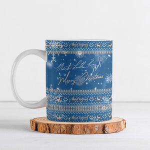 Martin Luther King Jr Christmas Ceramic Mug I Have A Dream Quote Ugly Sweater Knitted Pattern