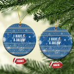 Martin Luther King Jr Christmas Ceramic Ornament I Have A Dream Quote Ugly Knitted Pattern