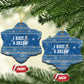 Martin Luther King Jr Christmas Ceramic Ornament I Have A Dream Quote Ugly Knitted Pattern