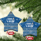 Martin Luther King Jr Christmas Ceramic Ornament I Have A Dream Quote Ugly Knitted Pattern