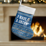 Martin Luther King Jr Christmas Stocking I Have A Dream Quote Ugly Knitted Pattern