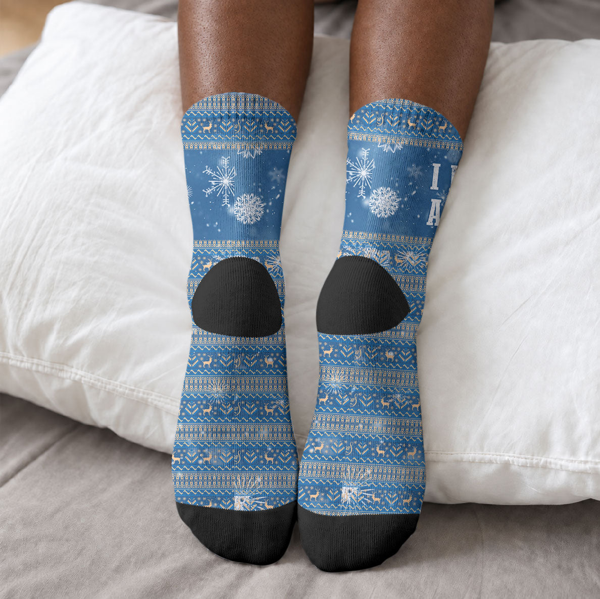 Martin Luther King Jr Christmas Crew Socks I Have A Dream Quote Ugly Sweater Knitted Pattern