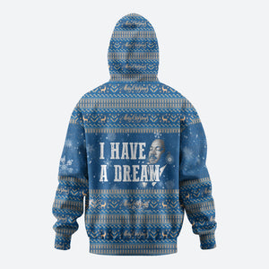 Martin Luther King Jr Christmas Hoodie I Have A Dream Quote Ugly Sweater Knitted Pattern